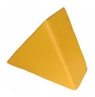 Upholstered triangular module