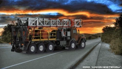 Mobile unit for well repair and drilling MARS-100S