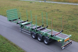 Semitrailer of modification TSA-453 (without installation of crane-manipulator mechanism), pneumatic tyres 385/65 R22.5x11.75; 3