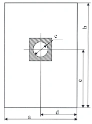 Medical sheets and napkins, disposable, non-sterile (napkin for punctures with a hole and sticky layer around) according to TU 9