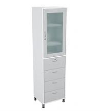 Single leaf glass cupboard MGS5.051