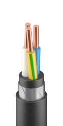 Flame retardant power cable with low smoke and gas emission, grade: VBShvng(A)-LS