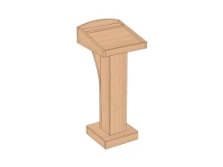 Ergonomic tribune 516*502*1240 mm APTre