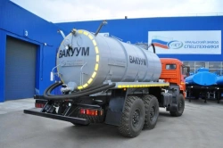 Slurry tanker (MB), UZST brand, type UZST05, modification 5676-21 on KAMAZ 6520-B5 chassis.