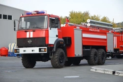 Fire tanker truck ??-6,0-?, type 58810, modification 58810S, on chassis Ural-63701-1951