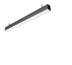 Modular linear LED luminaire CRYSTAL 56W-6150Lm, 5000-5500K, Transparent, IP44 article number vs3352-56-tr-5k