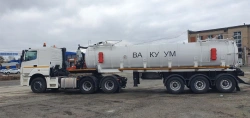 Semi-trailer tank-trailer for vacuum cleaning PTC 4671D0-40