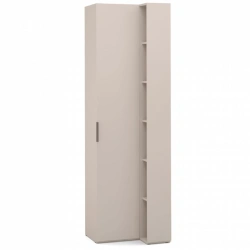 "SOHO" FCE-02.DS, Transitional cupboard (beige) with shelf (beige) 400/608 from the set of modular furniture "SOHO".