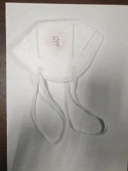 Disposable non-sterile non-woven disposable respirator mask without exhalation valve FFP3 KN99 with headband