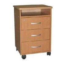 Office drawer cabinet with niche and drawers