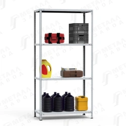 Metal shelf reinforced shelving unit model STF Shelf 1234-1.8
