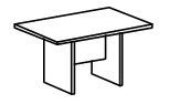Elements of conference table of "Style V KR" series