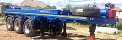Semi-trailer 9319KN, with pneumatic suspension or spring-balanced suspension, tyres 235/75R17.5, or 385/65