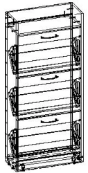 Shoe cabinet TV-5.7.01-01
