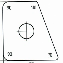 Template angle gauge, article no. 322.035