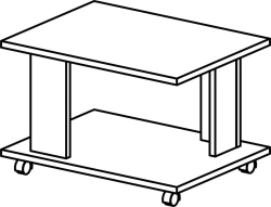 Coffee table 10 600 Series "Belfast"
