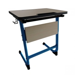Pupil's desk Optima 5-7 with height and inclination adjustment, Omega brand.