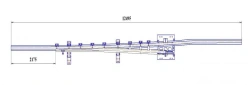 Frame rail of P50 type with shank of the project 2212.01.010