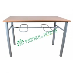 Four-seater dining table with stools, article no. 50078