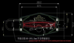 Medical mask AUGURI (FFP3) with fixation behind the head, AMS-303