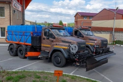 All-season combined road machine VMKD-2015 7963VB Ural 6370-1151, 63701-1951 based on Ural 6370-1151, 63701-1951.
