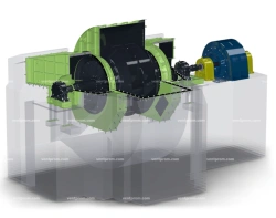 Centrifugal mine fan VC