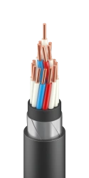 Multicore thermoelectrode cable with single-wire conductive cores, KMTVEBBVBVng(A)-HL grade