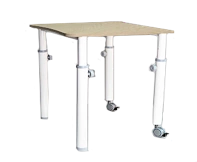 Single height adjustable pupil's table with adjustable table top No.3-No.5 ATT-949