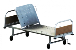 Functional bed for medical institutions according to TU 9452-001-81150649-2011 two-section KMFT (BY-102) with accessories