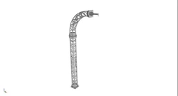 Anchoring devices type A: L-shaped end support, Art. No. RC8E (with a maximum number of simultaneous users - 3)