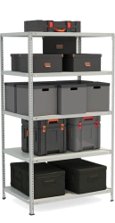 Metal shelf reinforced shelving unit model STF Shelf 1075-1.8