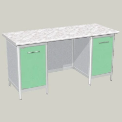 Two-desk writing desk model STD-L9