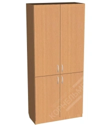 Closed 4-door cupboard