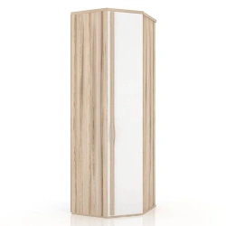 Marta LD 124.030.000 corner cupboard 45 (White/Desira Ash )