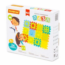 Developmental toy "Puzzle" No. 3 (24 elements) (in a box), Article No. 91475