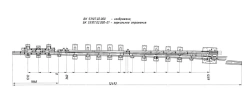 Frame rail with R65 type shackle (project BK53107.02.000/-01)