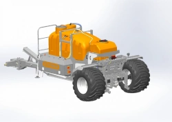 Mobile liquid fertiliser spreading machine STUURMAN model RONDO 4000