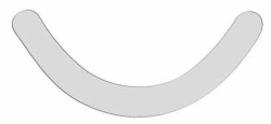 Metal U-shaped dies (12 pieces in pack) No. 1.1938