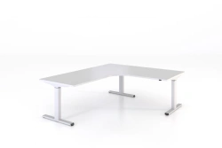 Work desk Efffika corner work table with electric drive