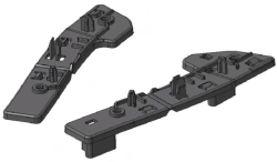 Front bumper bracket kit 9680546781