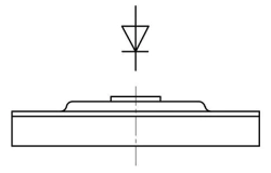 Microwave limiting diode 2A550A-5
