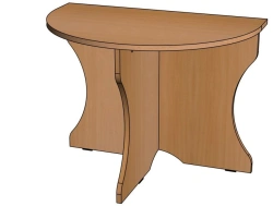 Semicircular table, H460/ SD10