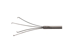 FOUR-TOOTH CLAMP FOR FLEXIBLE ENDOSCOPES, Ø 2,8 MM, LENGTH 1200 MM
