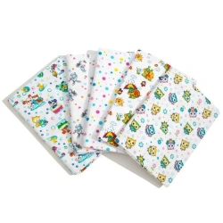 Nappies for newborns and children made of cotton fabrics