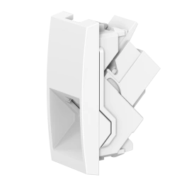 CADUCEUS ALING MODE flush-mounted telephone socket RJ12 6P6C cat.3, 1M, white, art. no. 6631.A. 6631.0
