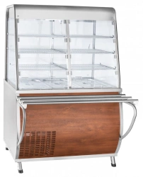 Refrigerated high-temperature display counter with neutral cabinet ???(?)-70?-?-?? (kashir.)