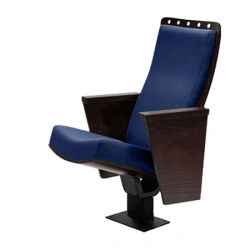 Metal-framed auditorium armchair Cologne model