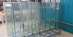 Fire-resistant tempered safety glass SGFireLight for installation in windows, doors, partitions, constructions in wi
