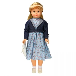 Plastic doll Snezhana casual ozv, V3945/o