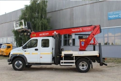 Autohydraulic hoist AGP - TR318L - 27845R, 2784CR based on GAZ chassis: C41R13, C41R33, C42R33, C41R16, C41R36, C42R36, C41RB3,